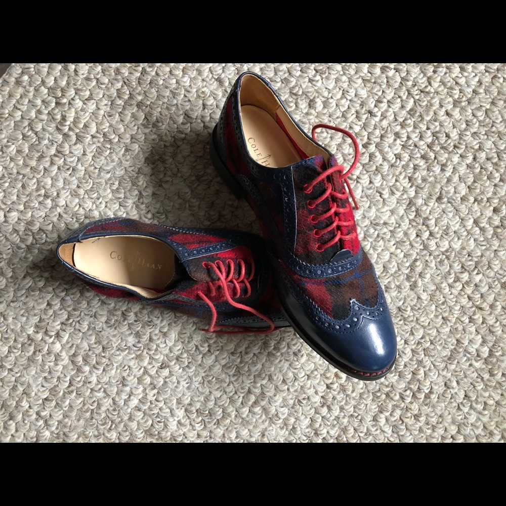 Cole Haan Plaid Oxford